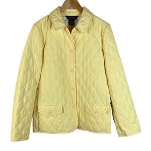 Brooks Brothers Yellow Quilted Jacket